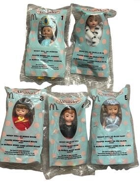 McDonald’s Factory Sealed Madame Alexander 2004 Happy Meal Collectible Dolls